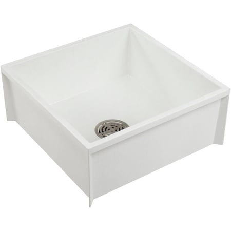 Fiat MSBID2424 24 X 24 Molded Stone Mop Sink MSBID2424100